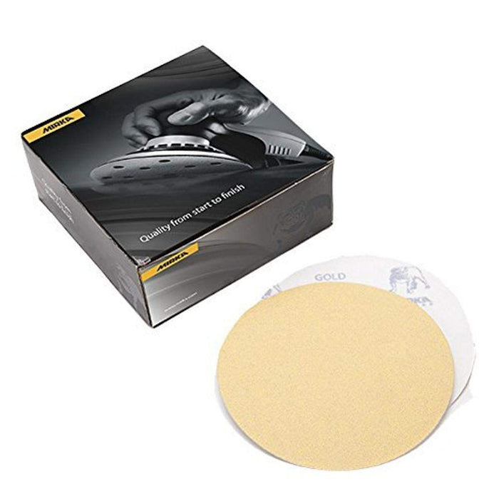 Mirka 23-622-080 Gold 6" Grip Disc, 80G 50/Pk
