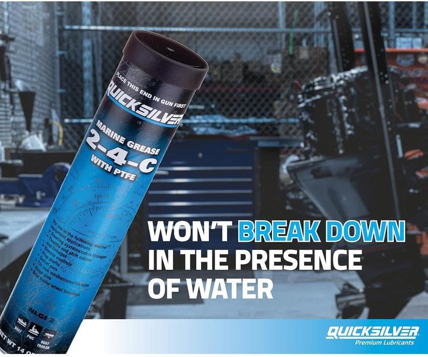 Mercury 8M0190469 Lubricante marino multiusos 2-4-C con Ptpe 14 oz