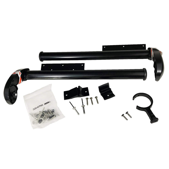 Dometic 9108785887 9800018401U Slidetopper Hardware, Black