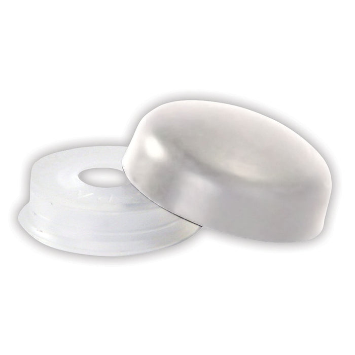 JR Products 20375 Screw Covers, White, 14/pk