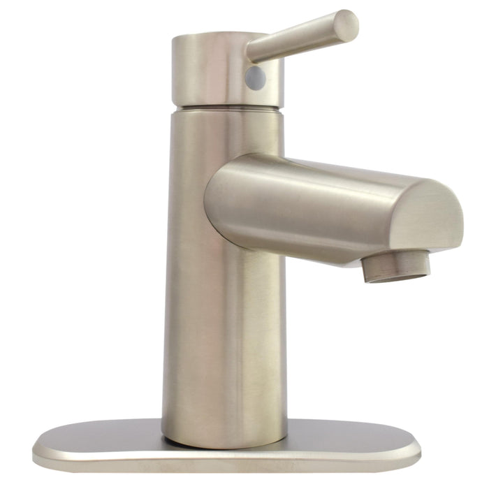 Valterra PF232403 Valterra/Dometic 4" Premium Single Handle Vessel Lavatory, Faucet, Brushed Nickel