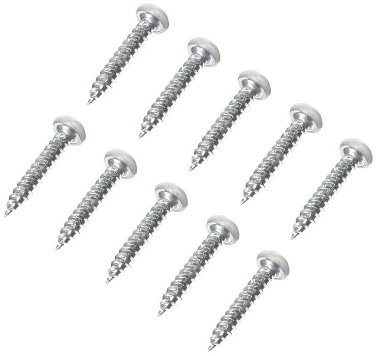 AP Products 012-PSQ-500W 8X1-1/2 Pan Head Square Recess Screw, Polar White, 500 Pack