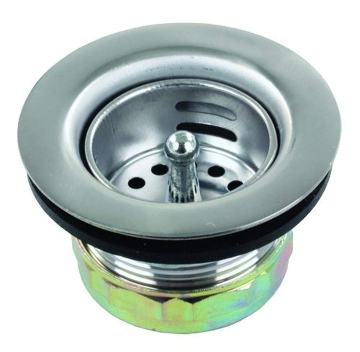 JR Products 95325 RV Sink Strainer with Push-In Basket