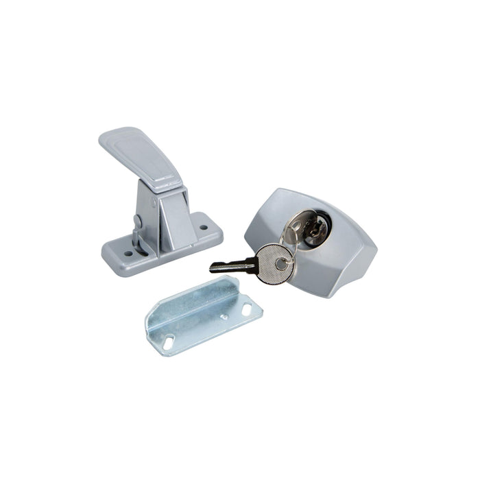 JR Products 10805 Silver Universal Door Latch for RV Camper