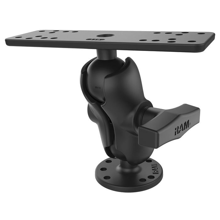 RAM Mounting Systems RAM-111 Ram Ball Universal Mount w/ 6-1/4" X 2" Plate, 1-1/2" Ball