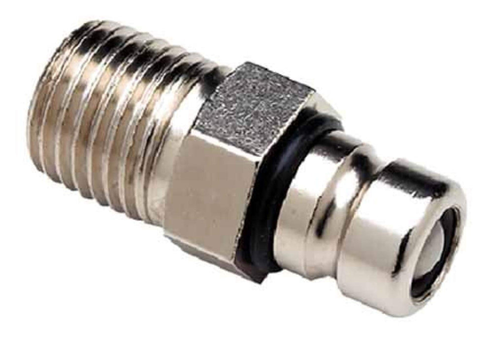 Seachoice 20691 Deluxe Fuel Connector for Chrysler/Force, Chrome Plated Brass Male Tank Fitting 1/4" NPT