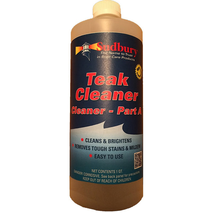 Sudbury 861Q Two-Part Teak Cleaner, Part A Only, Qt.