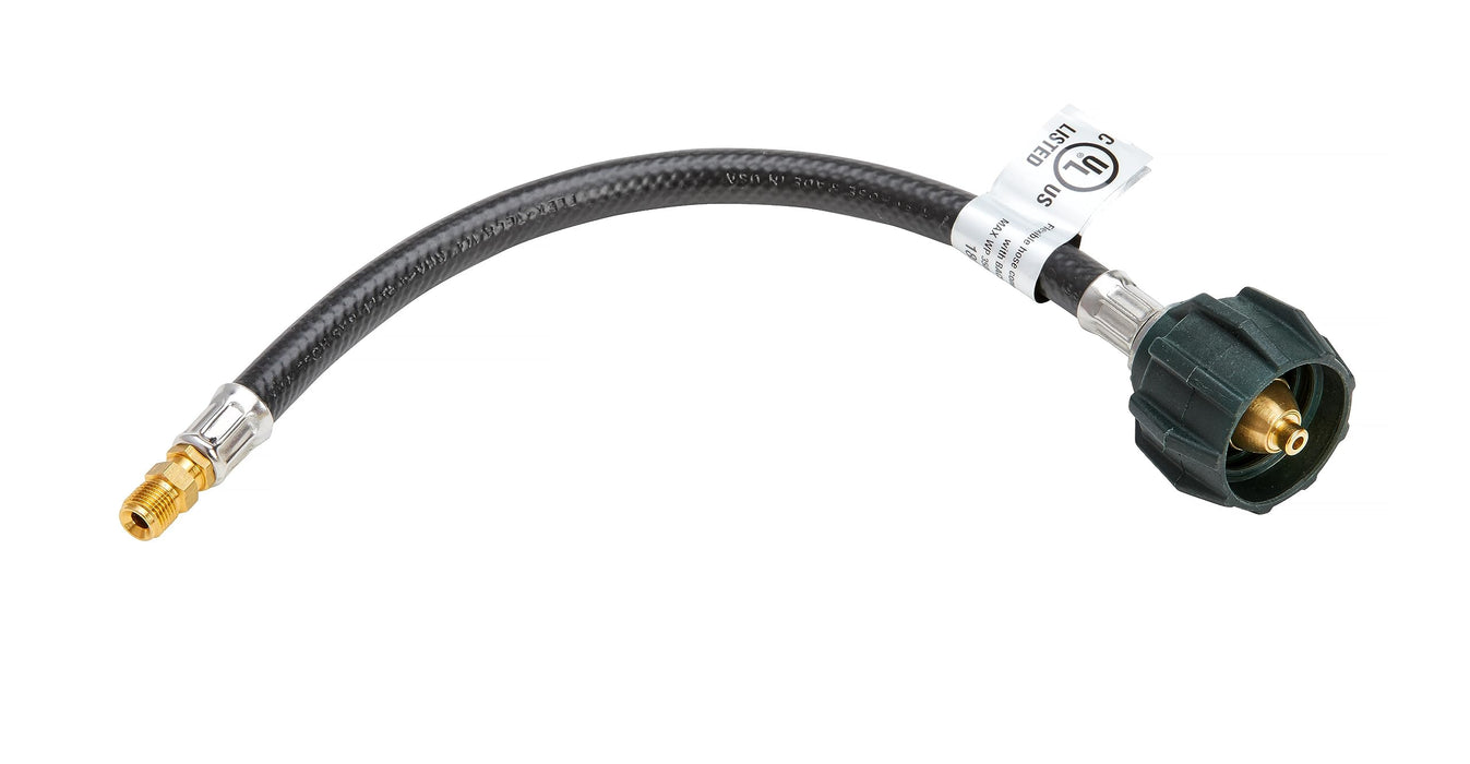 Suburban Mfg LPPT12F Suburban RV Type 1 Acme Nut Pigtail w/ 1/4" Inverted Flare, Fitting, 12"