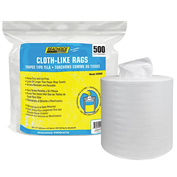 Seachoice NW-90029-500SC Cloth-Like Rags, 500-ct. Box