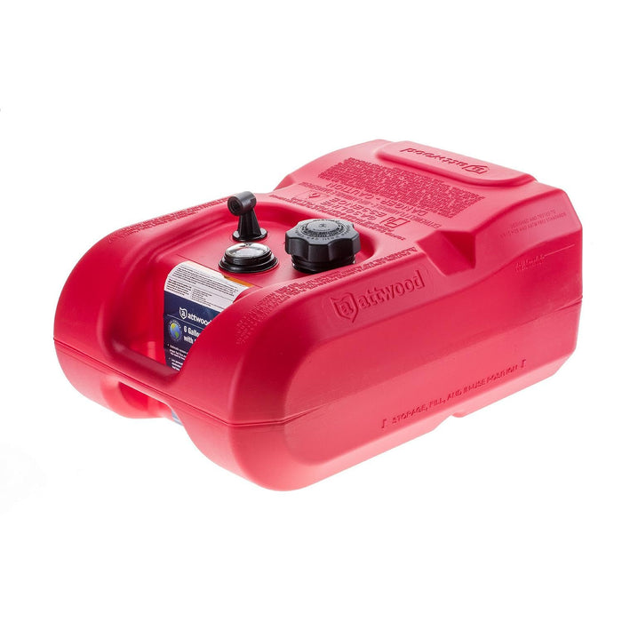 Attwood 8806LPG2S Fuel Tank EPA Compliant 6 Gallon with Gauge