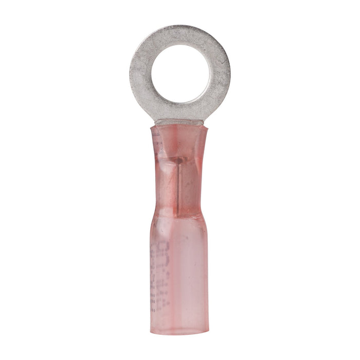 Ancor 310503 Marine Grade Heat Shrink Ring Terminals, 5/16" Fastener, 22-18 Wire, Red, 3/Pk