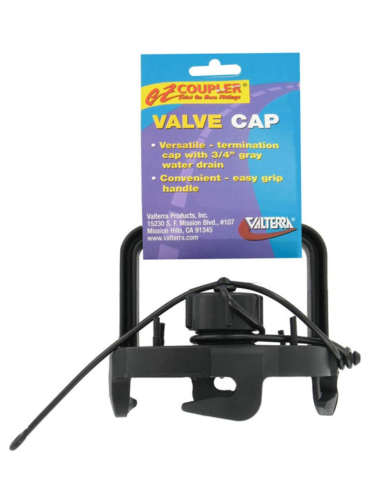 Valterra F02-3106BK Black EZ Coupler Cap With Handle