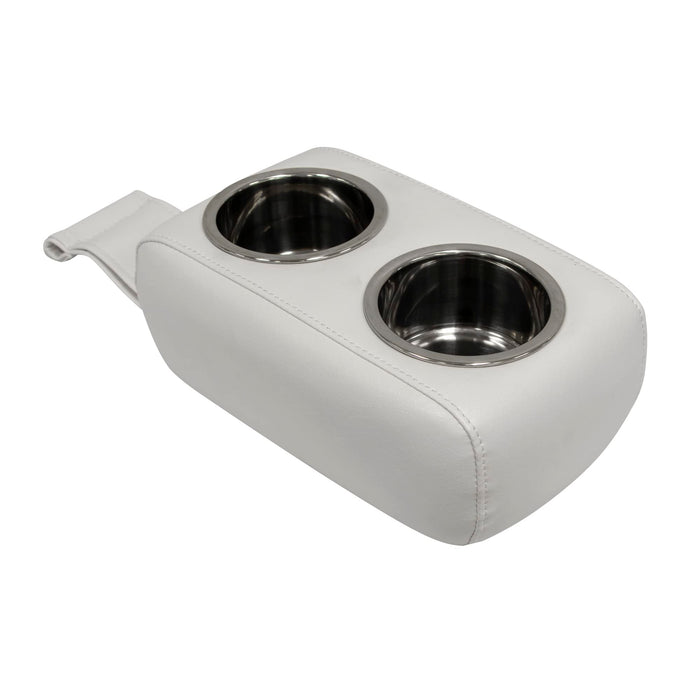 Wise Seats 3059-784 Wise Portable Upholstered Drink Holder, Brite White