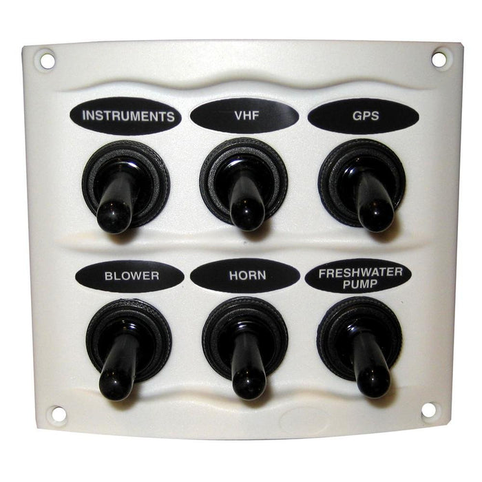 BEP 900-6WPW Marinco Waterproof Switch Panel