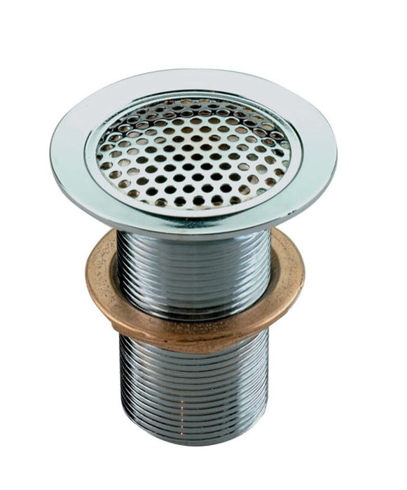 Perko 0361005CHR Flush Mount Drain For 3/4" Pipe, Chrome/Bronze