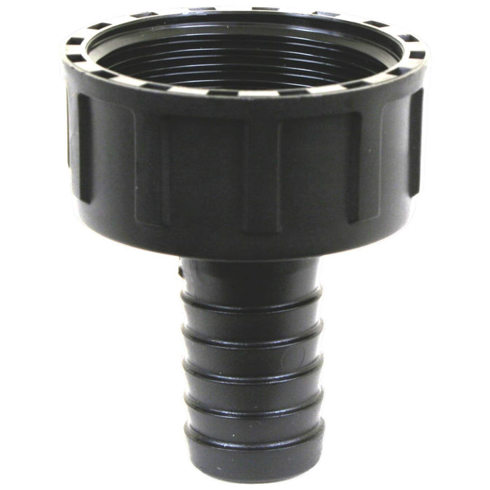 Scandvik 10304P 3/4" Hose Barb Adapter Fits 1-1/4" Threaded Drain w/ 3/4" Hose, Barb Outlet