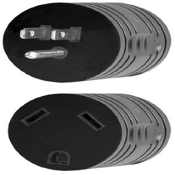 AP Products 16-00500 Round Park Adapter, 30A Female to 15A Male