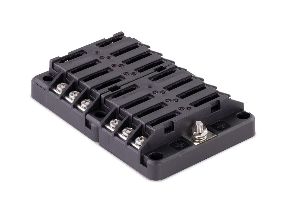 Sierra FS40820 408 Series Fuse Block W/Cover, 12-Gang