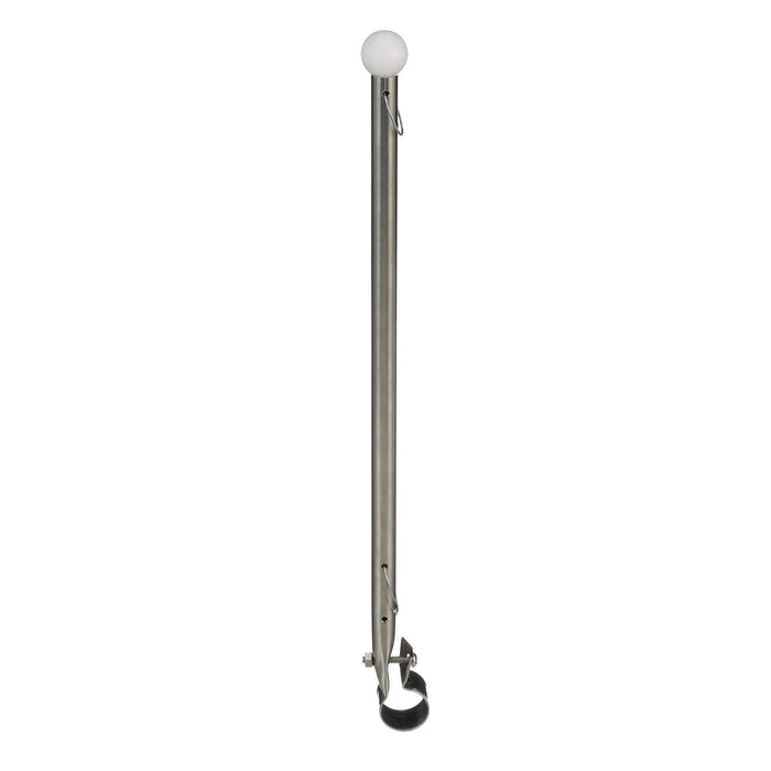Seachoice 50-77001 7/8" Rail Clamp Flag Staff 15-3/16" Long