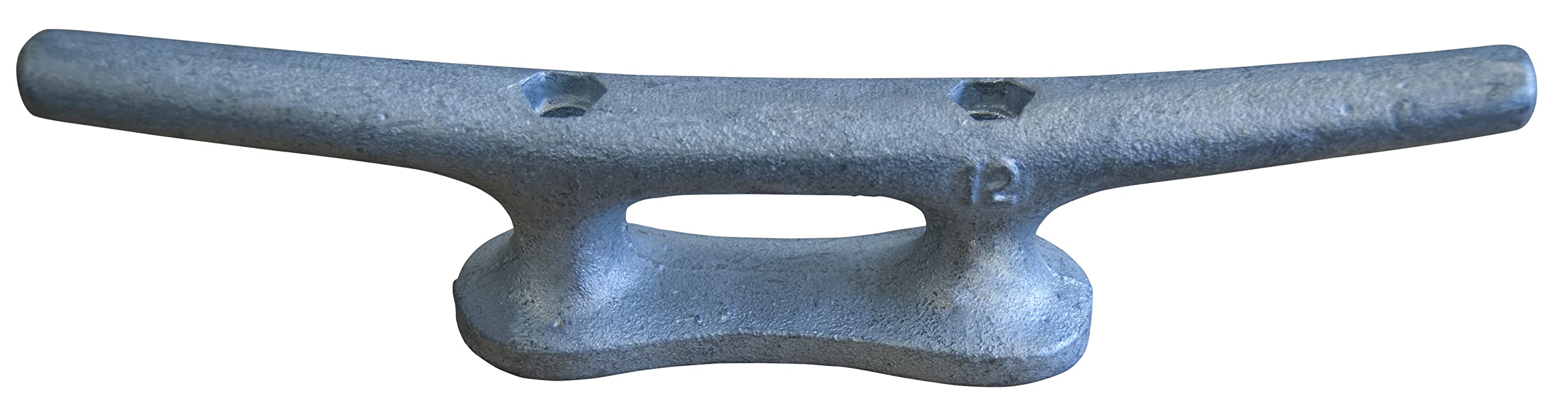 Dock Edge DE2812F 2812F Cast Iron Dock Cleat, Galvanized, 12"