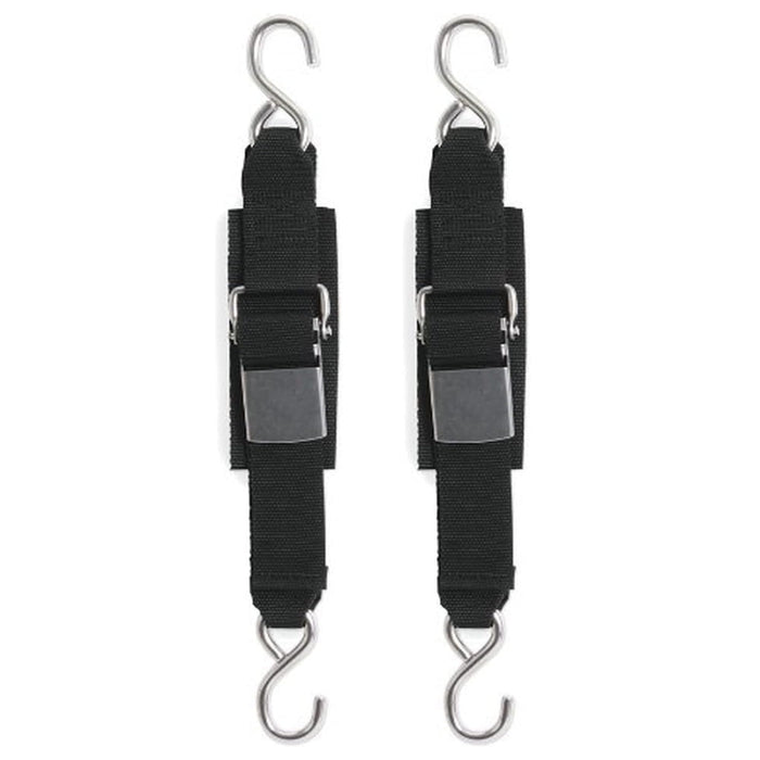 BoatBuckle F12065 SS Kwik-Lok Transom Tie-Downs, 2" x 2', 2/pk, 12 packs/case