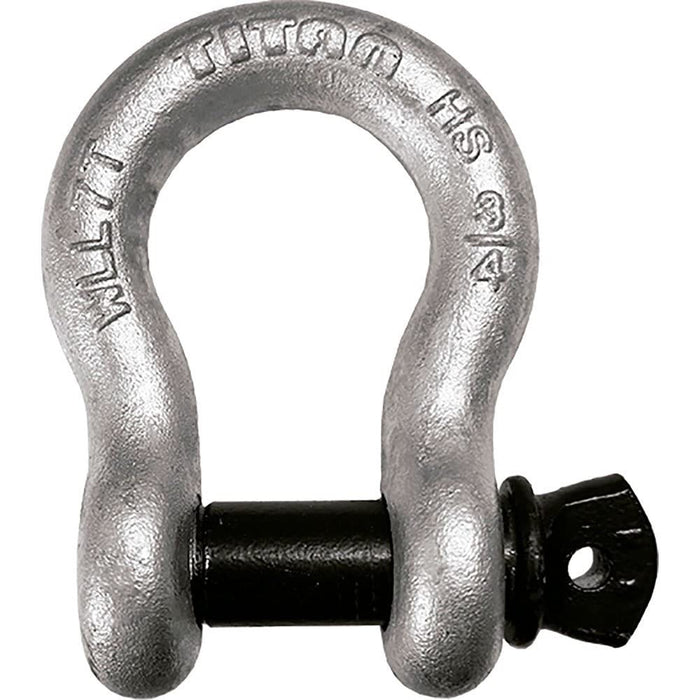 Titan Chain 10319615 High Strength Galvanized Bow Shackle, 7/8"