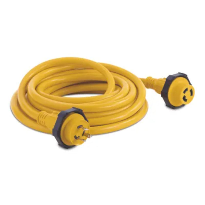 Sierra AC12350 30A Shore Power Cordset, 25', Yellow