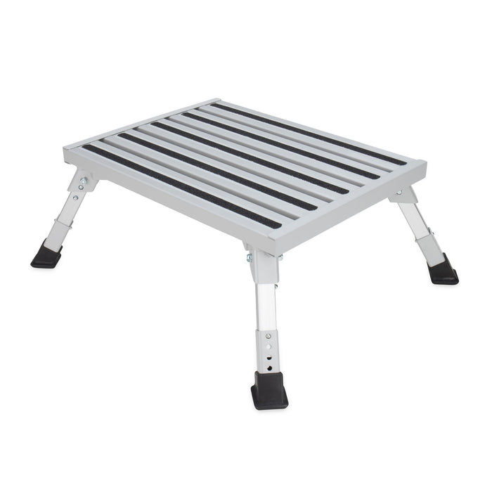 Camco 43676 Adjustable Height Aluminum Platform Step Stool