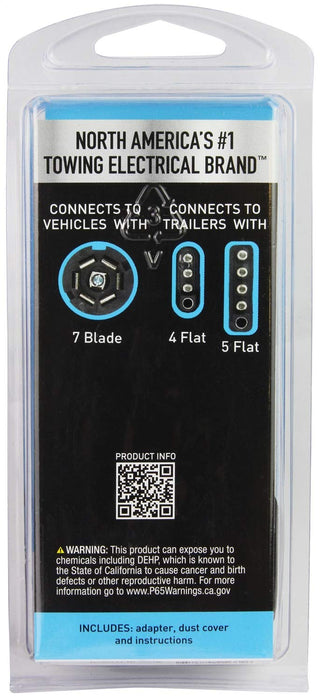 Hopkins Mfg 47385 Multi-Tow 7 Blade to 5 Flat and 4 Flat Adapter