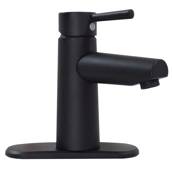 Valterra PF232703 Valterra/Dometic 4" Premium Single Handle Vessel Lavatory, Faucet, Matte Black