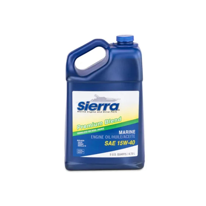 Sierra 18-9554-4 Premium Blend Heavy Duty Engine Oil 15W-40, 5 Qt., 4/case