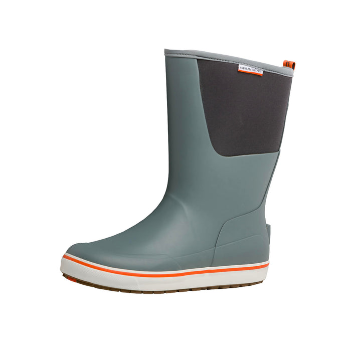 Grundens 60014-030-1009 12 Inch Deck Boot-Monument Grey-M 9