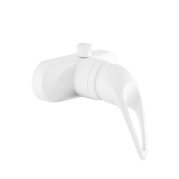 Dura Faucet DF-SA150-WT Single Lever Shower Faucet, White