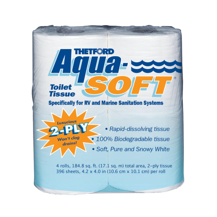 Thetford 3300 Aqua Soft 2-Ply Toilet Tissue-Toilet Paper