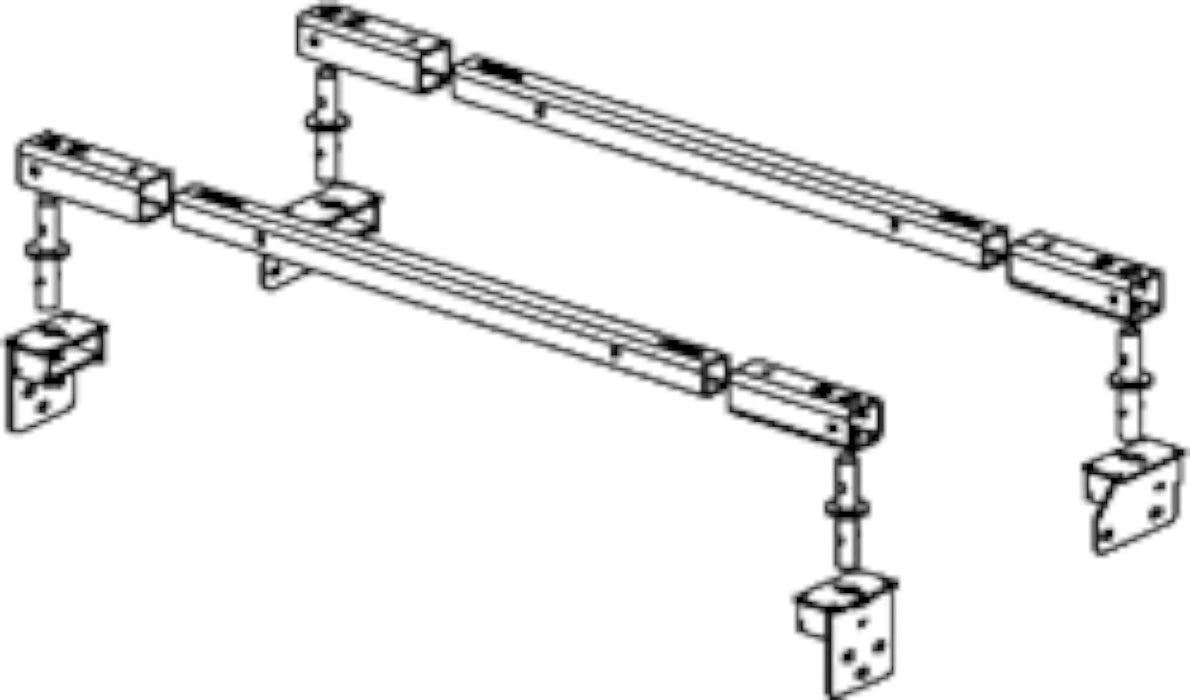 Pullrite 3349 Traditional Series SuperRail Mounting Kit for 2003-2012 Dodge 2500 & 3500 & 2002-2008 1500 Pickup Trucks