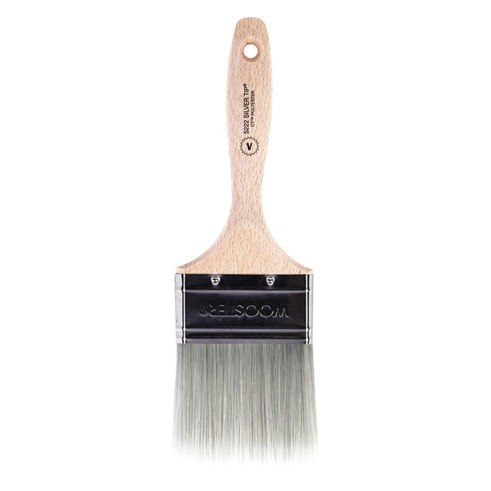 Wooster Brush 5222-3 Wooster Silver Tip Varnish Brush, 3"