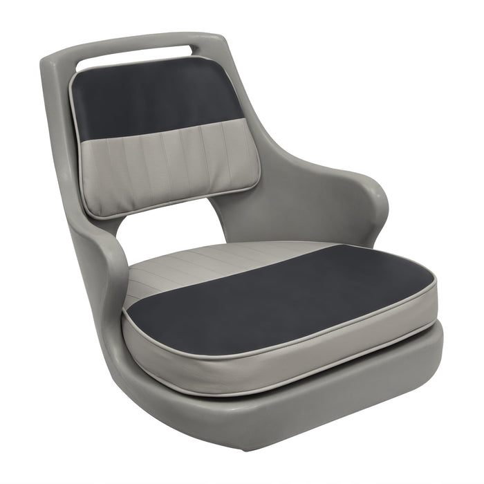 Wise Seats 8WD015-3-664 Wise Freshwater Bucket Seat W/Cushions, Gray/Charcoal Gray Shell