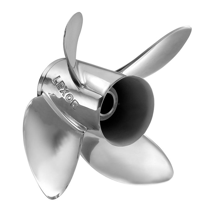 Solas Propeller 9577-150-22 Solas Pro L4 SS Interchangeable Hub Propeller, RH 15 x 22, Type E