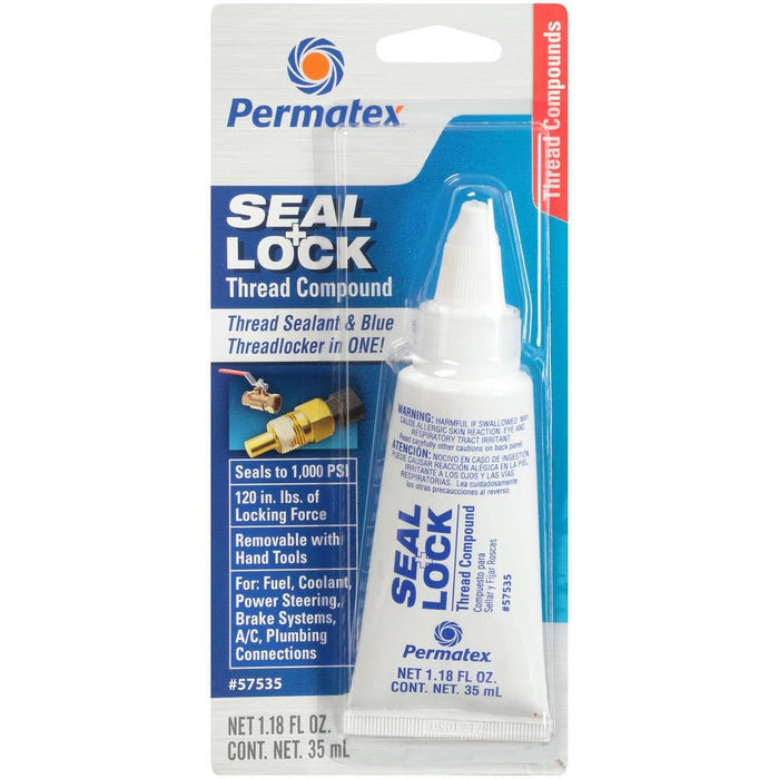 Permatex 57535 Seal & Lock Thread Compound, 1.18 fl. oz.