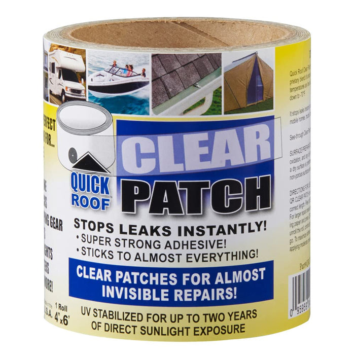 Cofair Products QRCP420 Quick Roof™ Clear Patch, 4" x 20"