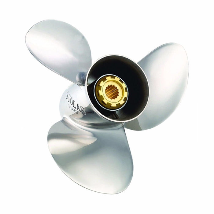 Solas Propeller 1431-138-13 Solas New Saturn SS 3-Blade Propeller for Mercury