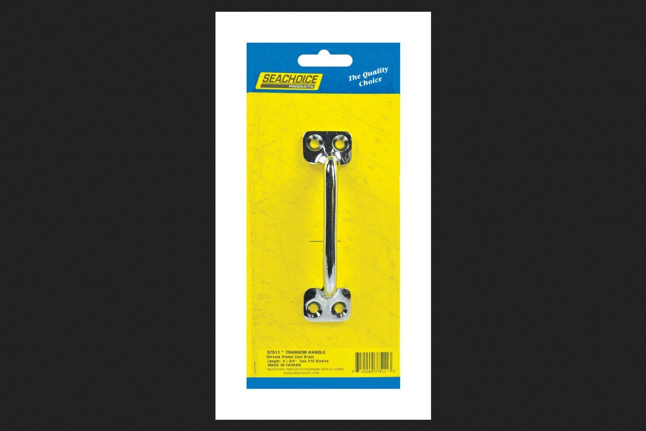 Seachoice 37511 Chrome Plated Brass Transom Handle 4-3/4