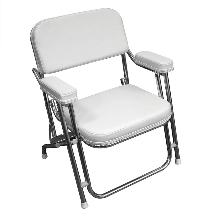 Wise Seats 3316-784 Wise Promotional Deck Chair, Brite White