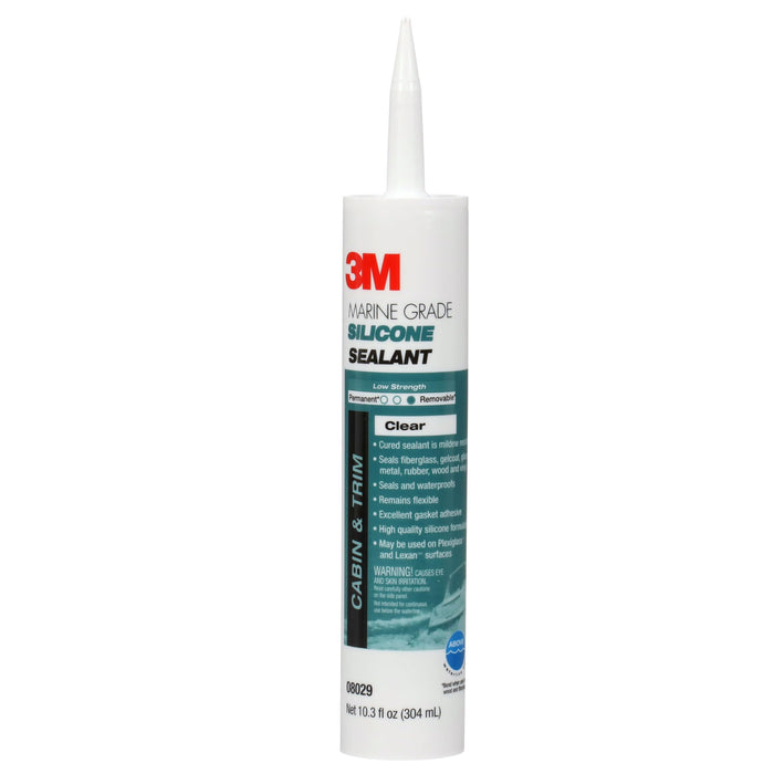 3M 8029 Mildew Res.Silicone(Clr)Cart