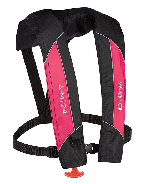 Kent 132000-105-004-14 Onyx A/M-24 Automatic/Manual Inflatable Life Jacket, Pink