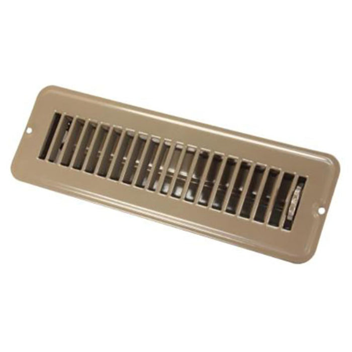 JR Products 02-28915 Metal Floor Registers, Brown Dampered