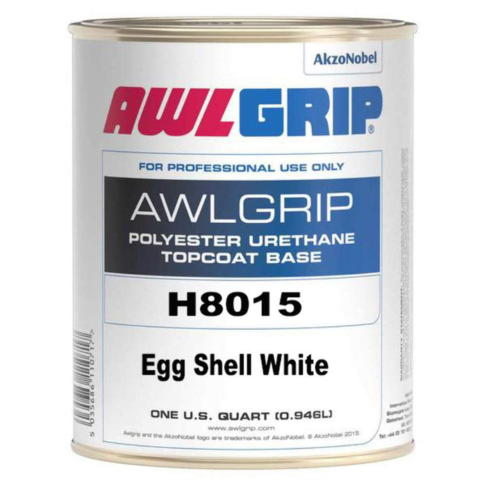 Awlgrip OH8015/1QTUS Polyester Urethane Topcoat, Egg Shell White (L), Qt.