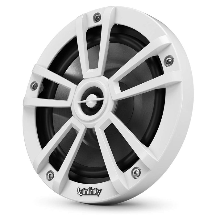 Infinity INF622MLW Coaxial Marine Speakers, 6-1/2" Gloss White, 1 pr.