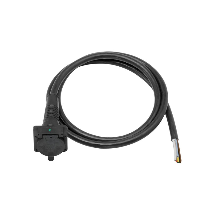 Fulton 50-87-007 Bargman 7-Way Sealed Car End with 7' Cable