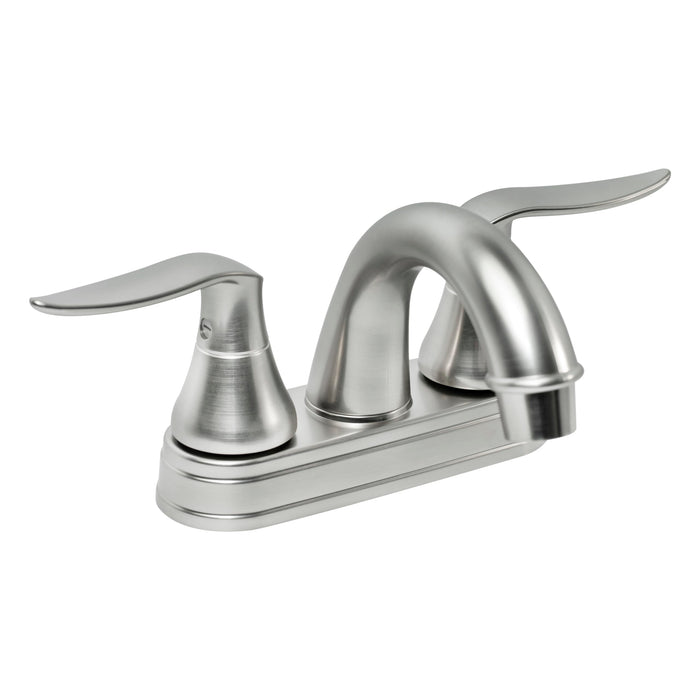 Dura Faucet DF-PL620LH-SN Elegant ARC Spout RV Lavatory faucet, Satin Nickel